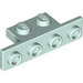 LEGO Light Aqua Bracket 1 x 2 - 1 x 4 with Rounded Corners and Square Corners (28802)