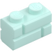 LEGO Light Aqua Brick 1 x 2 with Embossed Bricks (98283)