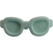 LEGO Aqua clair Glasses, Arrondi (93080)