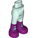 LEGO Light Aqua Hip with Pants with Magenta Boots (16925 / 35573)