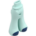 LEGO Světlá aqua Minidoll Boky s Flared Kalhoty s Dark Modrá shoes (101159)