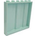 LEGO Light Aqua Panel 1 x 6 x 5 with Corrugation (23405)