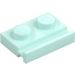 LEGO Light Aqua Plate 1 x 2 with Door Rail (32028)