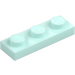 LEGO Light Aqua Plate 1 x 3 (3623)