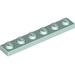 LEGO Light Aqua Plate 1 x 6 (3666)