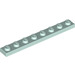 LEGO Light Aqua Plate 1 x 8 (3460)