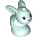 LEGO Light Aqua Rabbit Baby with Metallic Medium Lavender Nose (78466 / 78469)