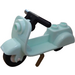 LEGO Light Aqua Scooter with Dark Tan Stand and Black Handlebars