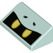 LEGO Aqua clair Pente 1 x 2 (31°) avec Jaune Eyes Face (79559 / 85984)