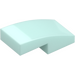 LEGO Ljus Aqua Backe 1 x 2 Böjd (11477)
