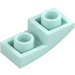 LEGO Light Aqua Slope 1 x 2 Curved Inverted (24201)