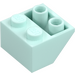 LEGO Light Aqua Slope 2 x 2 (45°) Inverted with Flat Spacer Underneath (3660)