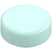 LEGO Light Aqua Tile 1 x 1 Round (98138)