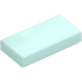 LEGO Light Aqua Tile 1 x 2 with Groove (3069)