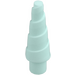 LEGO Light Aqua Unicorn Horn with Spiral (34078 / 89522)