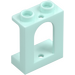 LEGO Light Aqua Window Frame 1 x 2 x 2 with Arched Opening (90195)