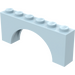 LEGO Lichtblauw Boog 1 x 6 x 2 Dikke bovenkant en versterkte onderkant (3307)