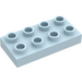 LEGO Bleu clair Duplo assiette 2 x 4 (4538 / 40666)