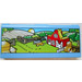 LEGO Lichtblauw Explore Story Builder Farmyard Fun Memory Card met Farm Patroon met groef (43990)