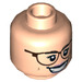LEGO Light Flesh Abby Yates Minifigure Head (Recessed Solid Stud) (3626 / 27431)