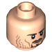 LEGO Light Flesh Aragorn Head (Recessed Solid Stud) (3626 / 10523)