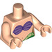 LEGO Lys hudfarvet Ariel Minifig Torso (973 / 88585)