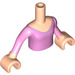 LEGO Light Flesh Ariel Torso, with Bright Pink Blouse Pattern (92456)