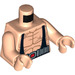 LEGO Light Flesh Bane Muscular Torso with Black Suspenders (973 / 76382)