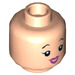 LEGO Light Flesh Betty Rubble Minifigure Head (Recessed Solid Stud) (3626 / 54288)