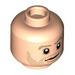 LEGO Light Flesh Brian O&#039;Conner (76917) Minifigure Head (Recessed Solid Stud) (3626 / 100680)