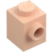 LEGO Light Flesh Brick 1 x 1 with Stud on One Side (87087)