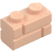 LEGO Lätt Hudfärgad Kloss 1 x 2 med Embossed Bricks (98283)