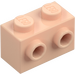 LEGO Light Flesh Brick 1 x 2 with Studs on One Side (11211)