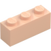 LEGO Light Flesh Brick 1 x 3 (3622)