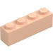 LEGO Light Flesh Brick 1 x 4 (3010 / 6146)