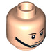 LEGO Light Flesh Captain Antilles Minifigure Head (Recessed Solid Stud) (3626 / 50395)