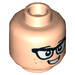 LEGO Light Flesh Danny Nedermeyer Minifigure Head (Recessed Solid Stud) (3626 / 53278)
