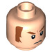 LEGO Light Flesh General Hux Minifigure Head (Recessed Solid Stud) (3626 / 23908)