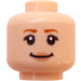 LEGO Light Flesh Ginny Weasley Plain Head (Recessed Solid Stud) (3626)