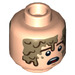 LEGO Light Flesh Han Solo Mudtrooper Minifigure Head (Recessed Solid Stud) (3626 / 39504)