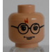 LEGO Light Flesh Harry Potter Head with Glasses and Red Lightning Bolt (Safety Stud) (3626)