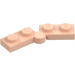 LEGO Light Flesh Hinge Plate 1 x 4 Swivel Assembly (1927 / 19954)