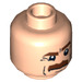 LEGO Light Flesh Hoth Officer Head (Recessed Solid Stud) (3626 / 50284)