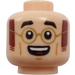 LEGO Light Flesh James Potter Plain Head (Recessed Solid Stud) (3626)