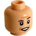 LEGO Light Flesh Jerry Seinfeld Minifigure Head (Recessed Solid Stud) (3626 / 78856)