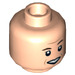 LEGO Leichtes Fleisch Jerry Seinfeld Minifigure Kopf (Einbau-Vollbolzen) (3626 / 78856)