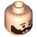 LEGO Light Flesh Jonathan Van Ness Minifigure Head (Recessed Solid Stud) (3626 / 79444)