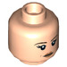 LEGO Leichtes Fleisch Jyn Erso Minifigure Kopf (Einbau-Vollbolzen) (3626 / 28437)