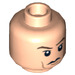 LEGO Light Flesh Lucius Malfoy Head (Recessed Solid Stud) (3626 / 92605)