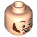 LEGO Light Flesh Marv Minifigure Head (Recessed Solid Stud) (3626 / 78870)